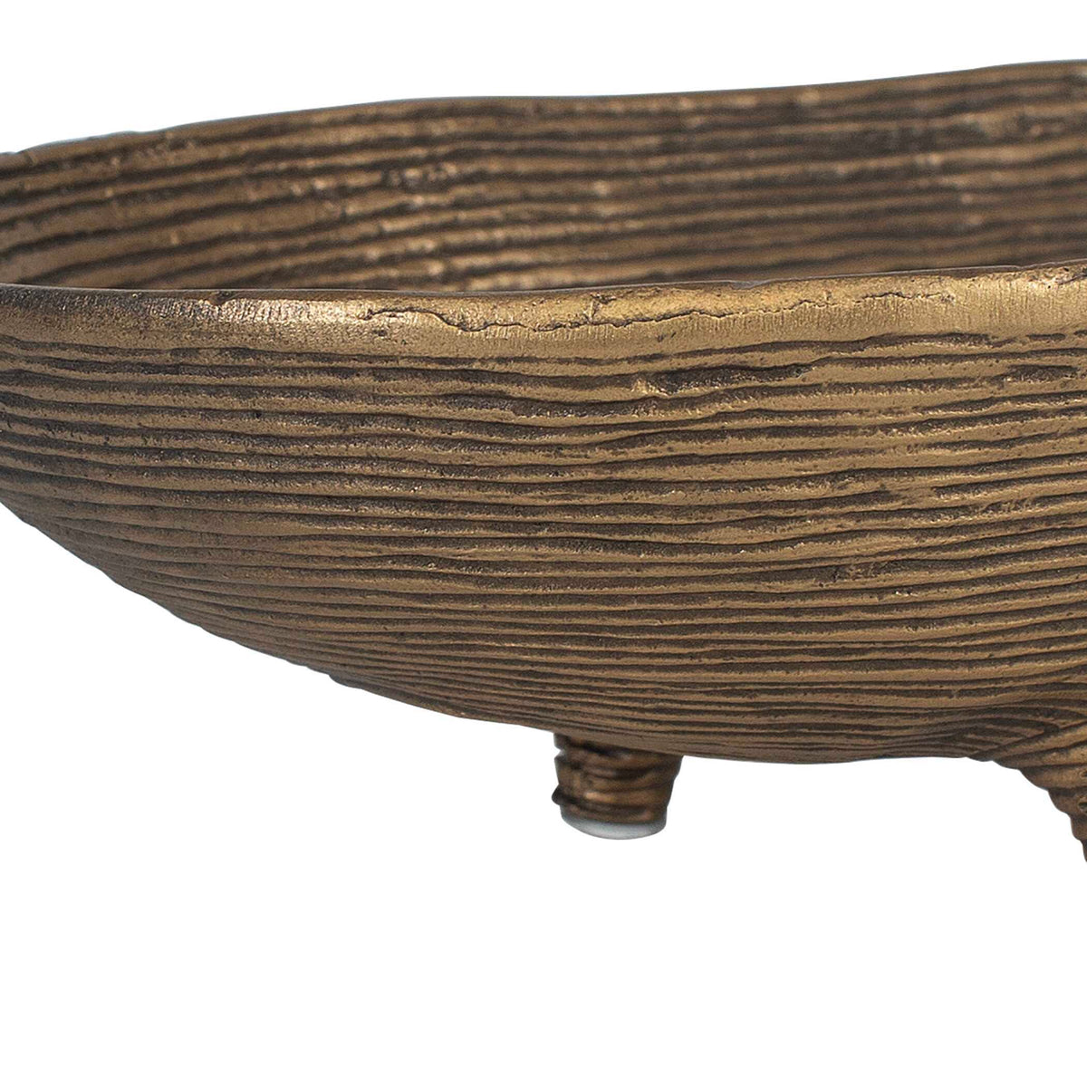 Stratum Oval Bowls (Set of 2) Brass - Bronze by Uttermost - View 8