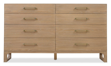 Banyon Bay Eight Drawer Dresser - Light Brown by Hooker Furniture - View 5