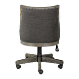 Aidrian Desk Chair Charcoal - Dark Gray by Uttermost - View 5