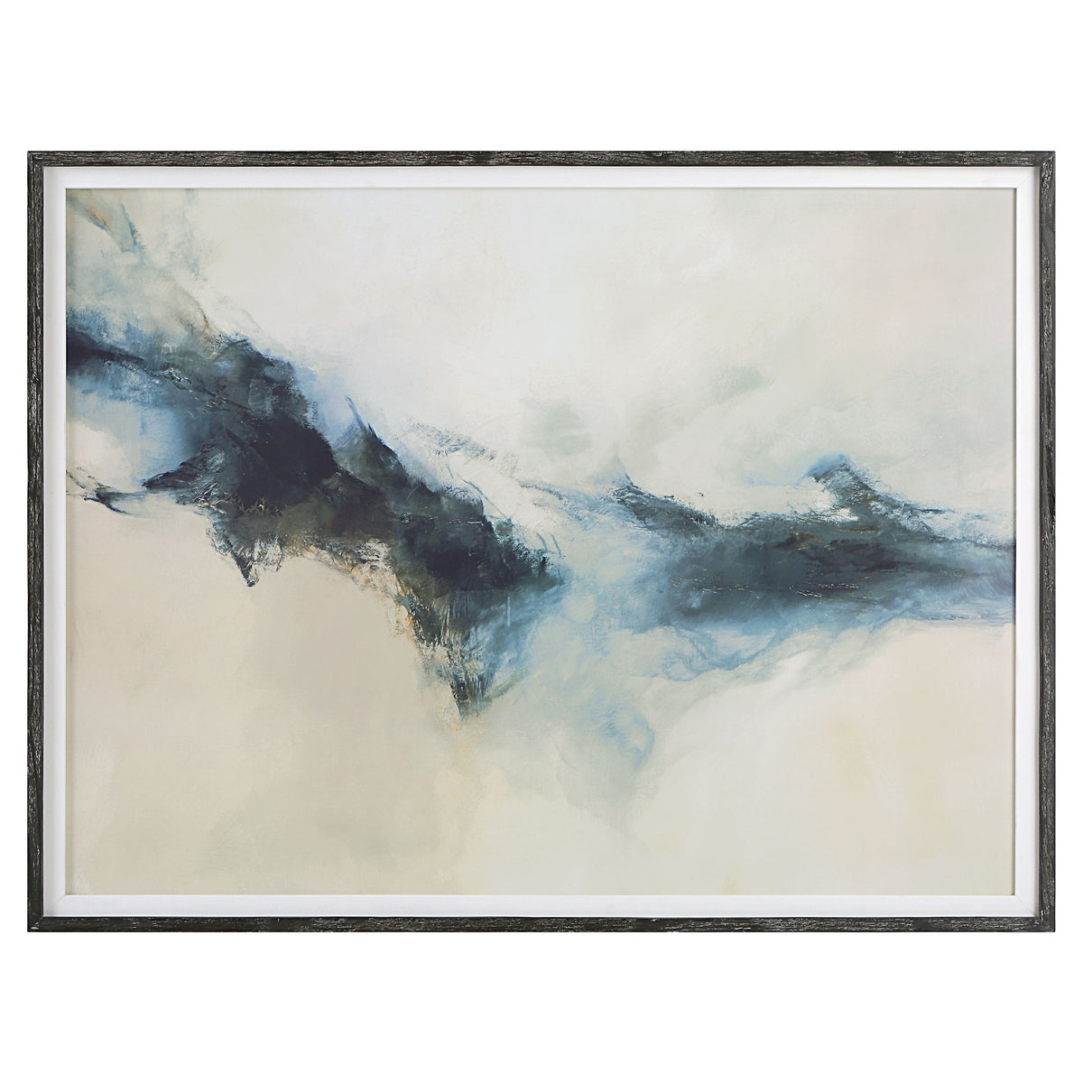 Terra Nova Abstract Framed Print - Beige / Blue by Uttermost - View 1