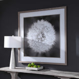 Dandelion Seedhead Framed Print - Black / White by Uttermost - View 3