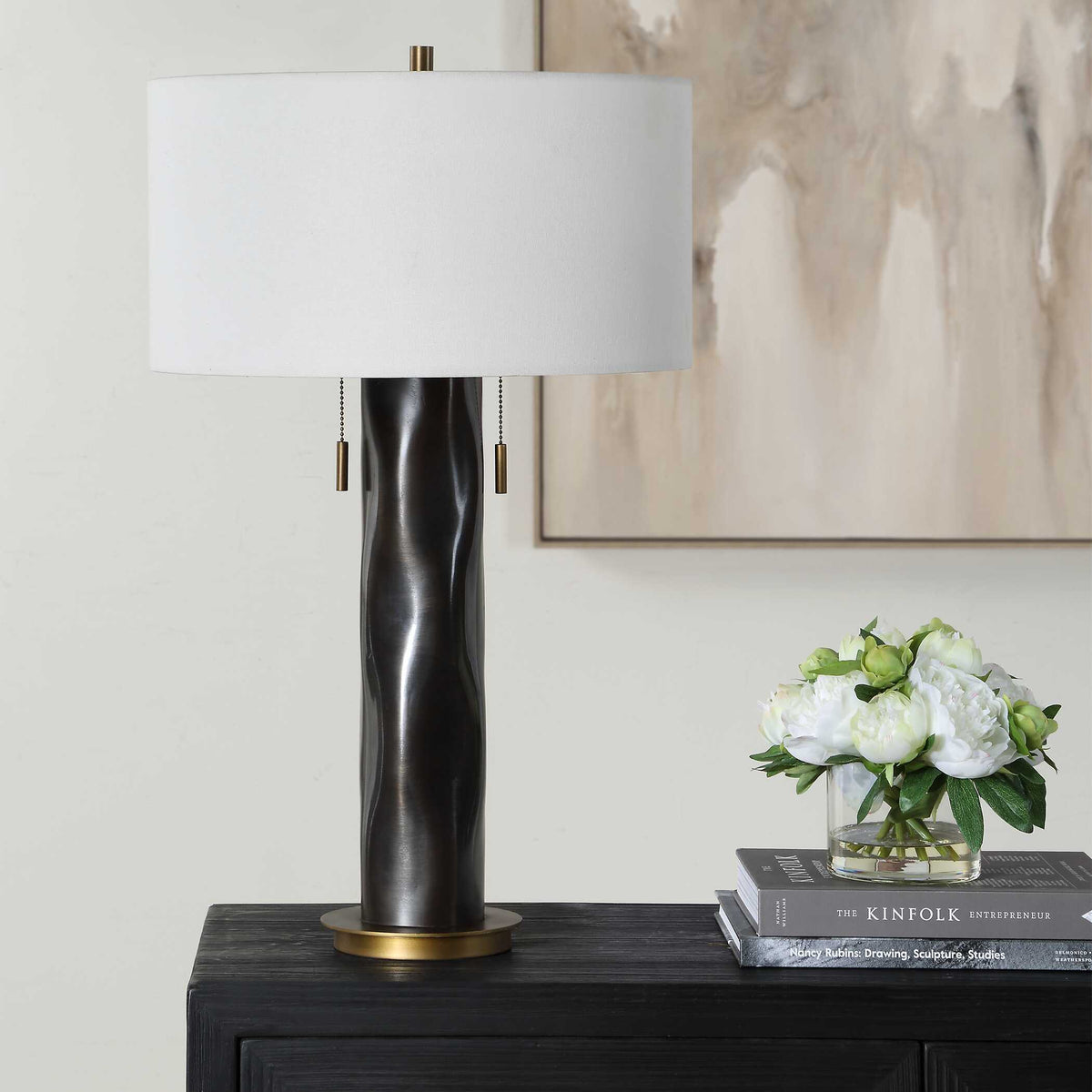 Carmine Table Lamp - Bronze by Uttermost - View 3