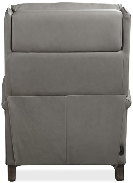 Randall Power Recliner With Pop-Up Headrest - Dark Gray by Hooker Furniture - View 2