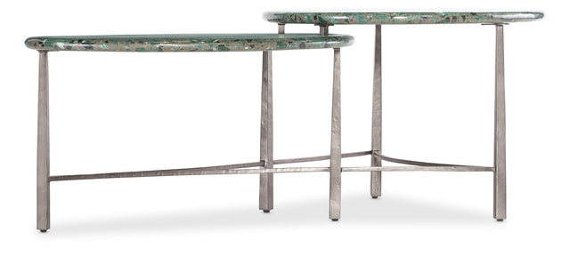 Commerce And Market Antares Coffee Table - Green / Silver by Hooker Furniture - View 1