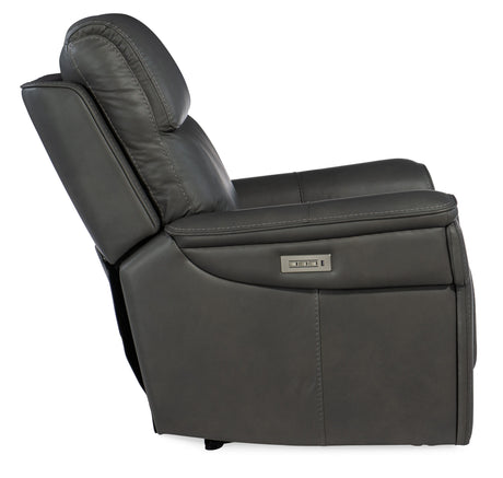 Lyra Zero Gravity Power Recliner With Power Headrest - Dark Gray by Hooker Furniture - View 9