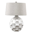 Guerina Scalloped Lamp - White by Uttermost - View 1