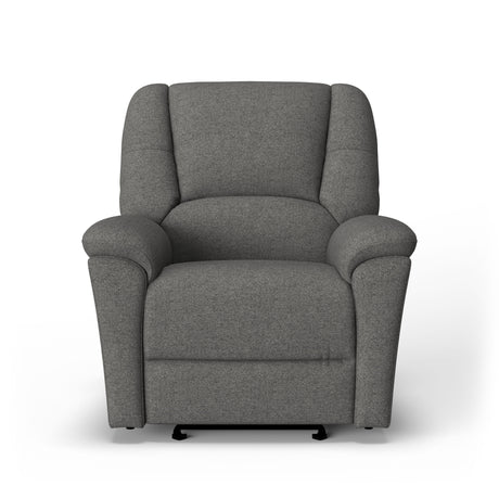 Plush Transitional Fabric Power Gliding Recliner With Power Headrest & Lumbar | Flexsteel