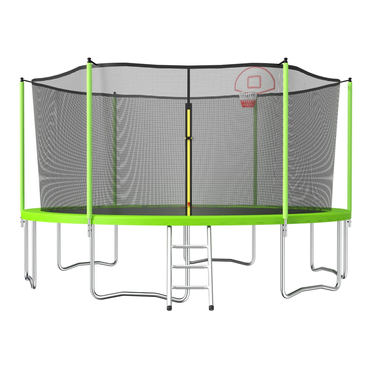 15FT trampoline green - W1163S00035 - image - 2