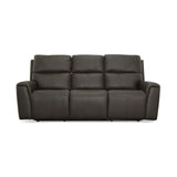 Jarvis Power Reclining Sofa With Power Headrests - Mica | Flexsteel