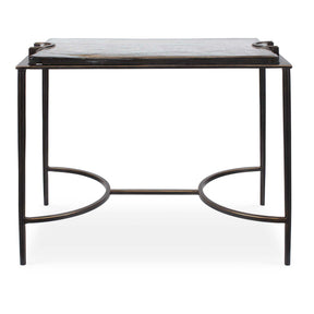 Eisen Textured Glass Accent Table - Bronze by Uttermost - View 1