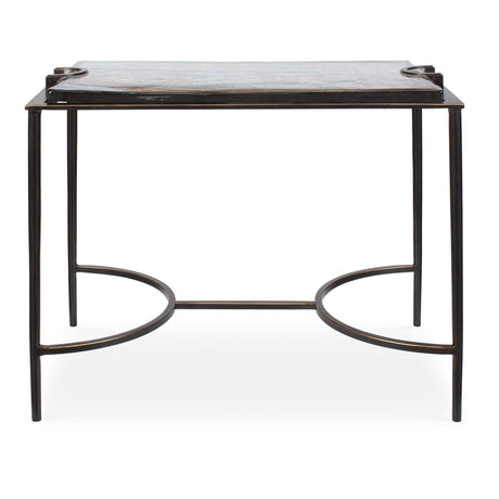 Eisen Textured Glass Accent Table - Bronze by Uttermost - View 1