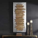 Lev Metal Wall Decor - Gold / Silver by Uttermost - View 5