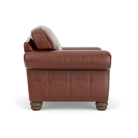 Bexley Leather Chair, Nailhead Trim | Flexsteel