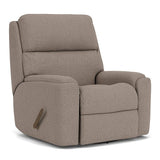 Rio Transitional Fabric Swivel Gliding Recliner | Flexsteel