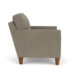 Moxy Fabric Chair, Rounded Mailbox Arms | Flexsteel
