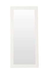 Regal - Modern White Crocodile Floor Mirror - View Image 1