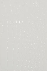 Regal - Modern White Crocodile Floor Mirror - View Image 1