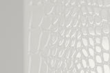 Regal - Modern White Crocodile Floor Mirror - View Image 1