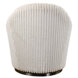 Crue Swivel Chair - White by Uttermost - View 7