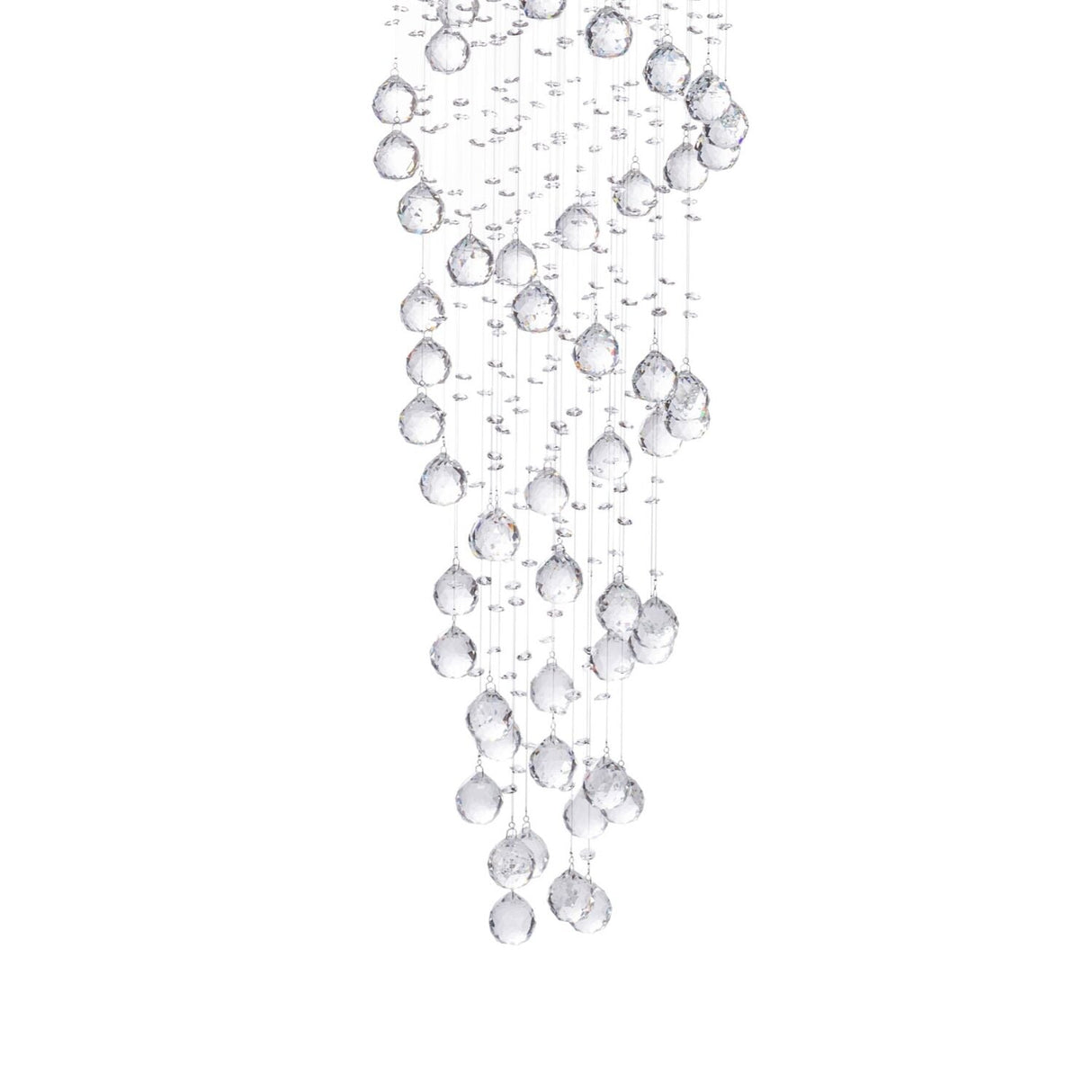Crystal Chandelier Double Helix// 7 Light, 73" Hanging Length  | Finesse