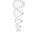 Crystal Chandelier Double Helix// 7 Light, 73" Hanging Length  | Finesse