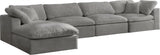 Cozy - Modular Sectional Cloud - Grey - 634Grey - Sec5A - Home Elegance USA - 2