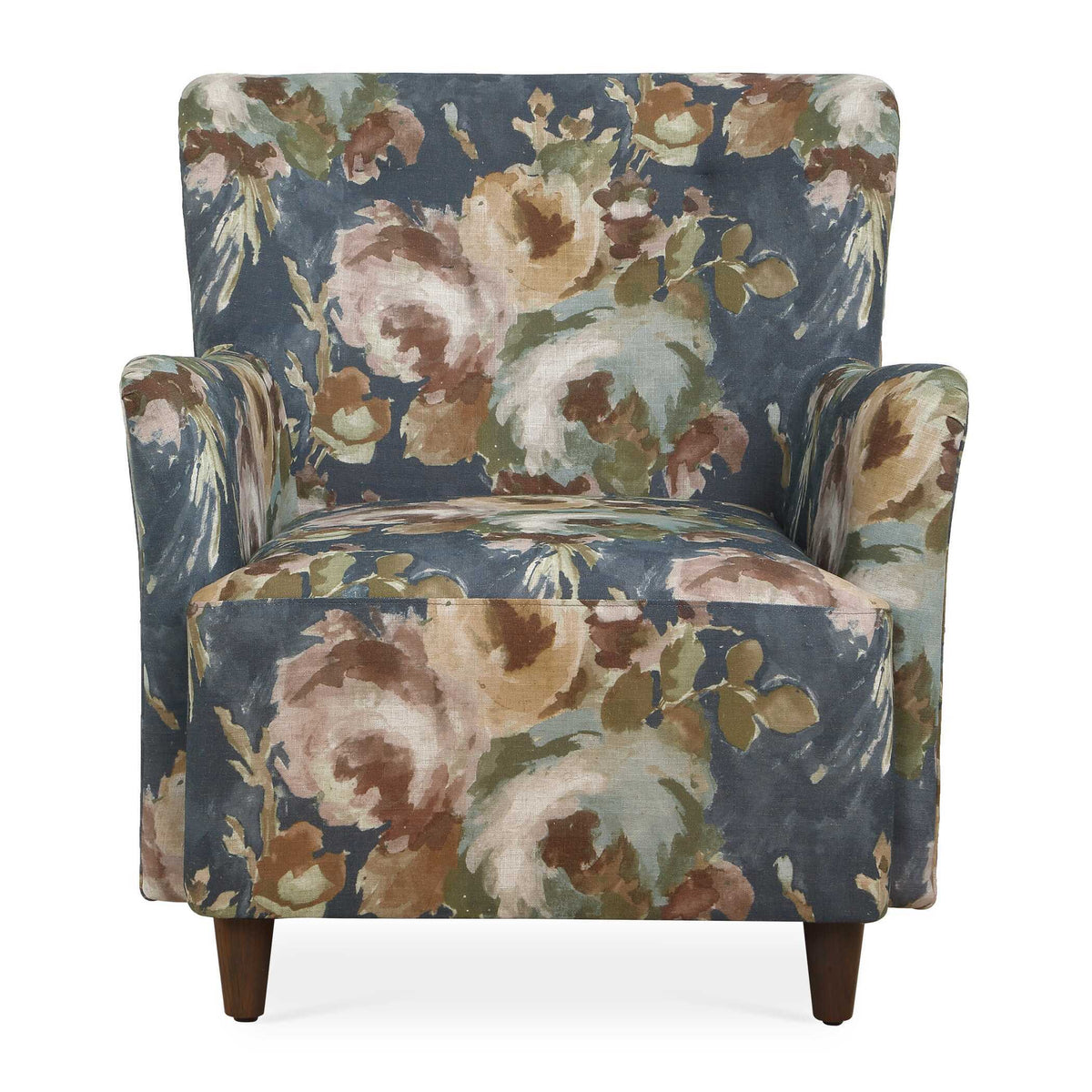 Lainey Floral Upholstered Armchair - Blue by Uttermost - View 1