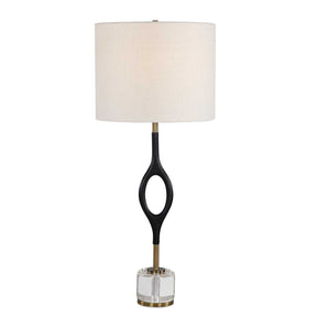 Maryam Cordless Led Buffet Lamp Black / Bronze - Black / White by Uttermost - View 1