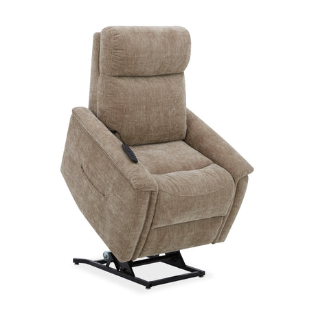 Luma Power Lift Recliner With Power Headrest, Lumbar, Heat & Massage - Gray | Flexsteel