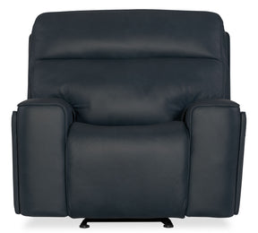 Riverton Power Gliding Recliner With Power Headrest/Lumbar - Blue by Hooker Furniture - View 1