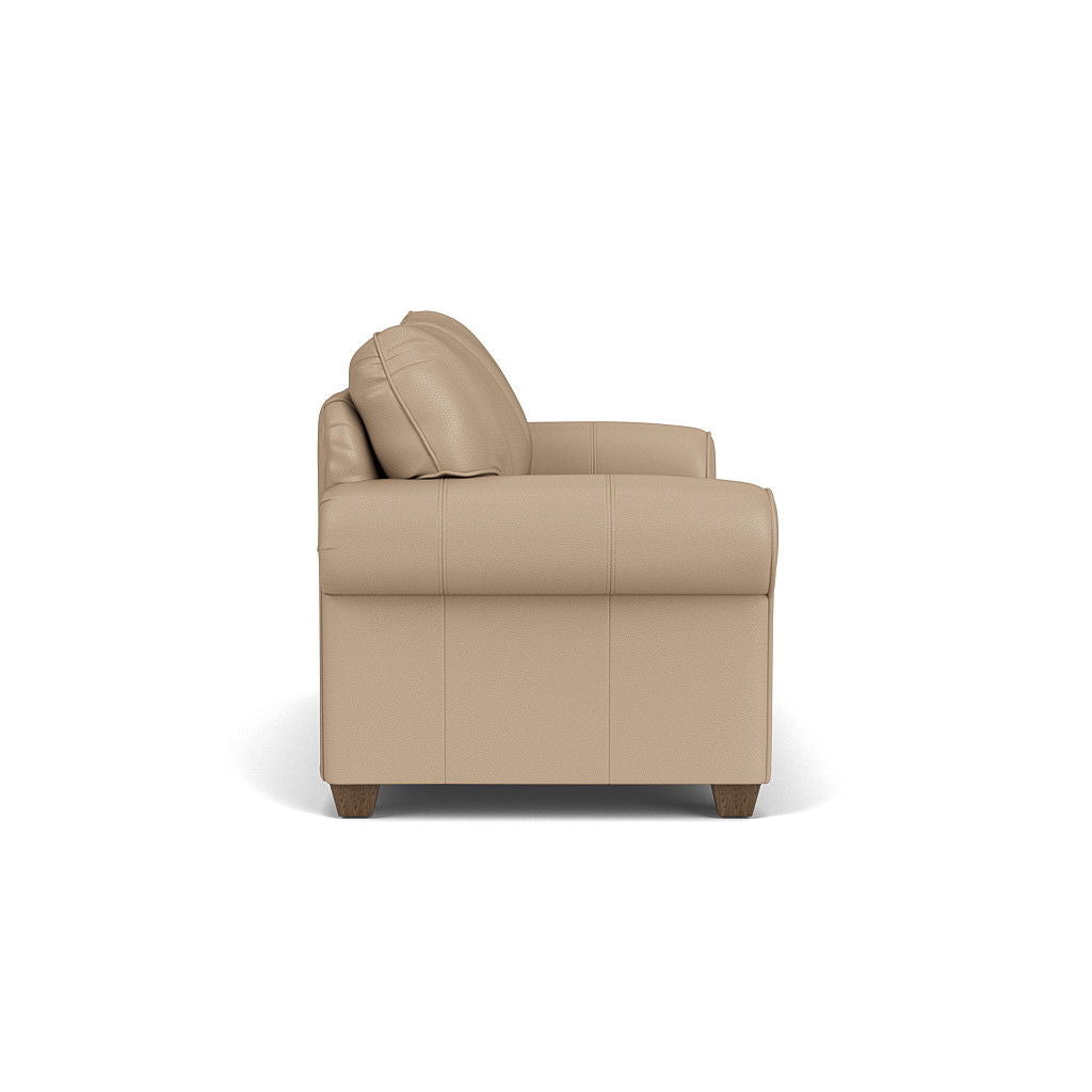 Thornton Leather Two-Cushion Sofa | Flexsteel