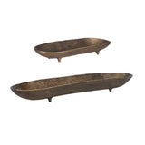 Stratum Oval Bowls (Set of 2) Brass - Bronze by Uttermost - View 3