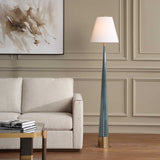Riccardi Floor Lamp Blue - Dark Green by Uttermost - View 2