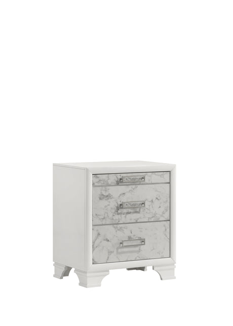 Soul Modern Style King 5PC Bedroom Set Made with wood in White (CA Inventory) - sold by Home Elegance USA
