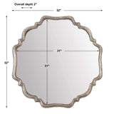 Valentia Mirror - Silver by Uttermost - View 3