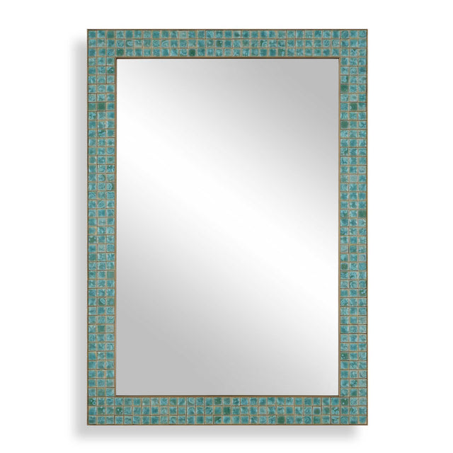 Coralie Tile Mirror - Blue by Uttermost - View 1