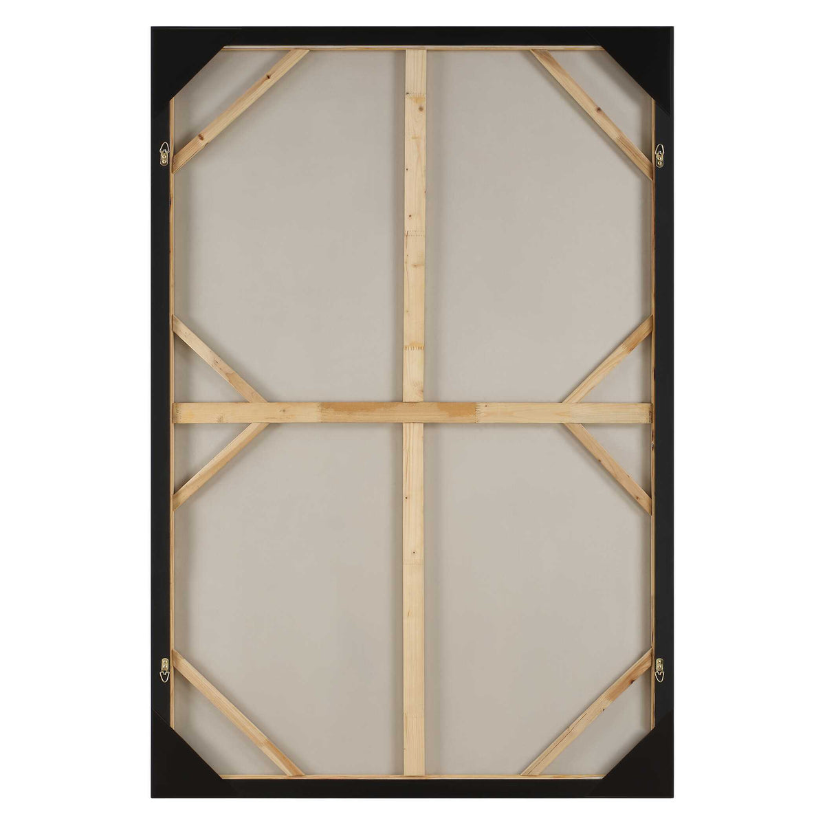 Western Hemisphere Hand Painted Canvas Black / Brown / Gray / Orange - Light Brown / Black by Uttermost - View 7