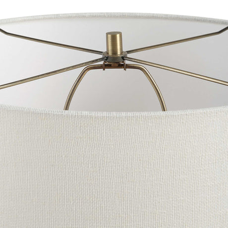 Rya Ceramic Table Lamp - Dark Brown by Uttermost - View 6