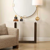 McElroy Modern Console Table - Bronze by Uttermost - View 2