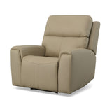 Jarvis Power Recliner With Power Headrest - Parchment | Flexsteel