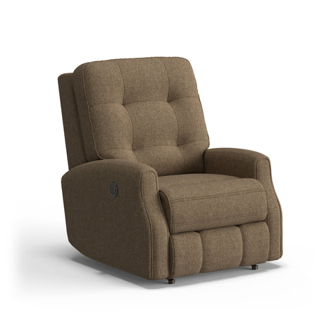 Devon Transitional Fabric Power Rocking Recliner | Flexsteel