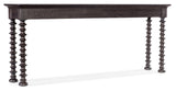 Big Sky Turned Leg Sofa Table - Black by Hooker Furniture - View 2