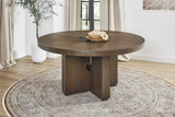 Athens Round Dining Table - Chocolate Brown | Flexsteel