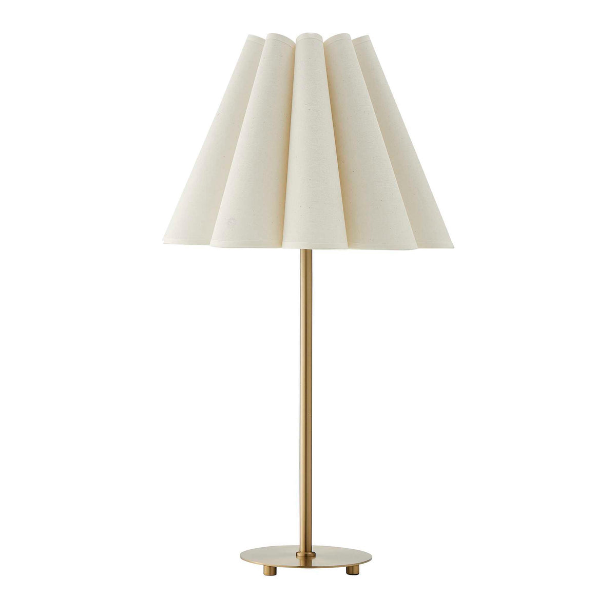 Lilabet Fluted Shade Table Lamp - Gold by Uttermost - View 4