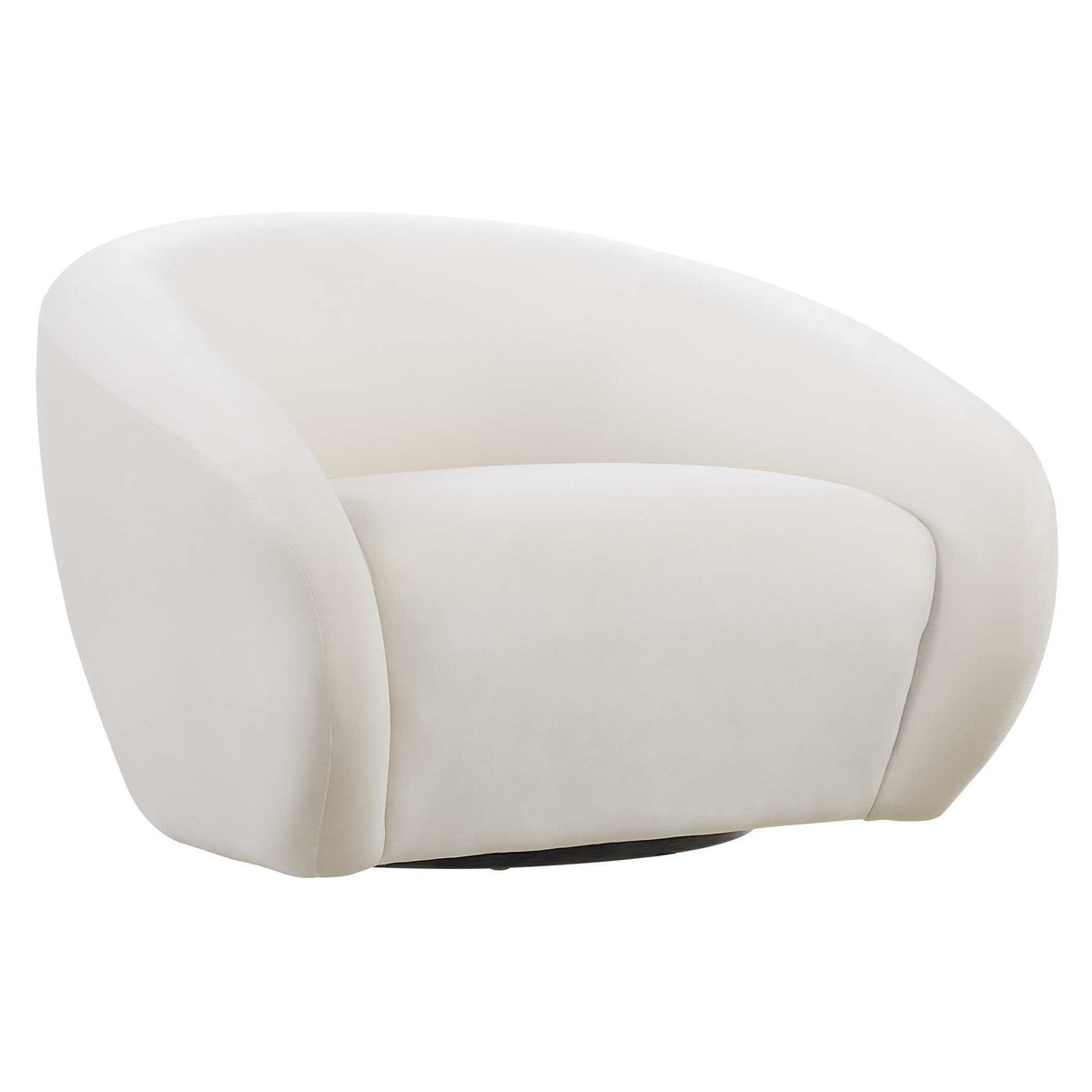 DeSoto Swivel Chair Cream - White by Uttermost - View 4