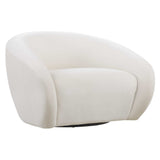 DeSoto Swivel Chair Cream - White by Uttermost - View 4