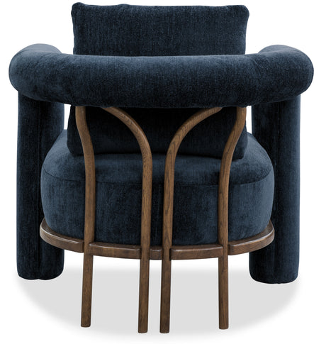 Harlow Accent Chair - Blue by Hooker Furniture - View 4