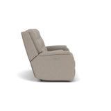Arlo Transitional Fabric Power Reclining Loveseat With Console & Power Headrests & Lumbar | Flexsteel