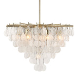 Goccia 8 Light Tear Drop Glass Pendant - Gold by Uttermost - View 1