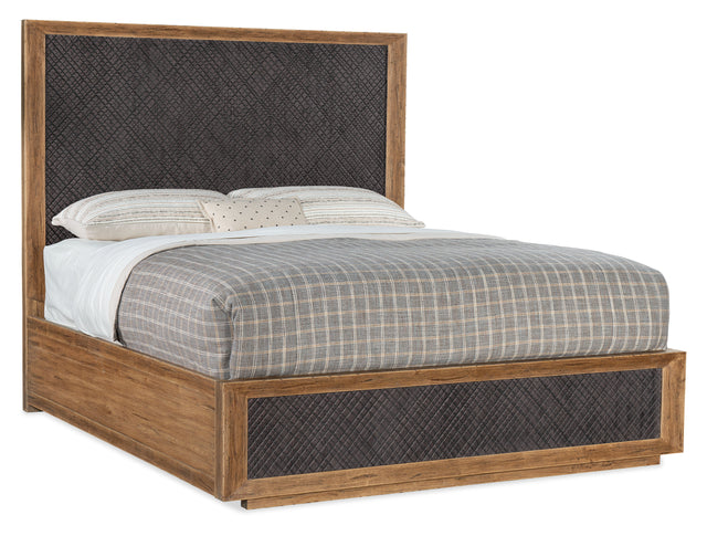 Big Sky King Panel Bed - Light Brown / Black by Hooker Furniture - View 1
